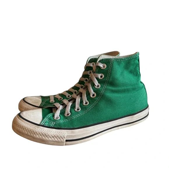 Converse Chuck Taylor All Star High Tops – Green – Women’s 8.5 - Picture 3 of 9